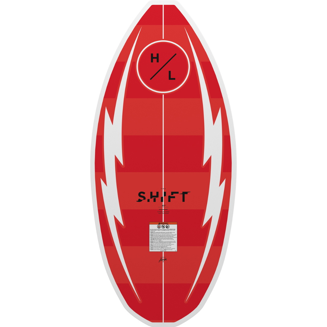 2026 Hyperlite Shift Wakesurfer Board H26SHF.1 - White / Red